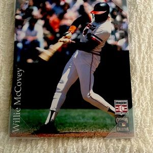 Willie McCovey when he was a San Franisco gaint canvas framed print